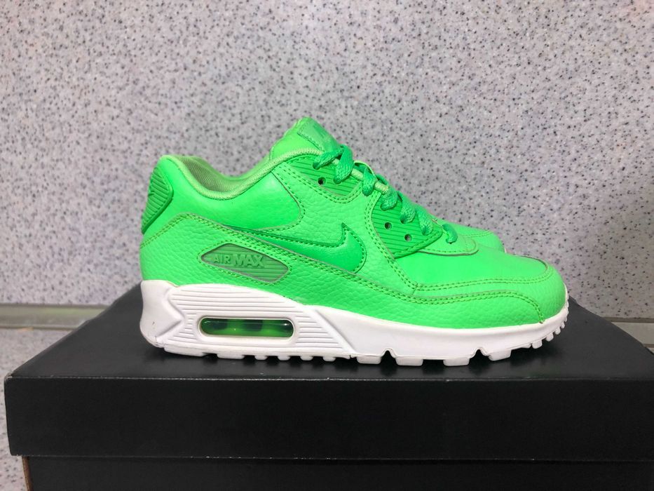 ОРИГИНАЛНИ *** Nike Air Max 90 Leather / Green White