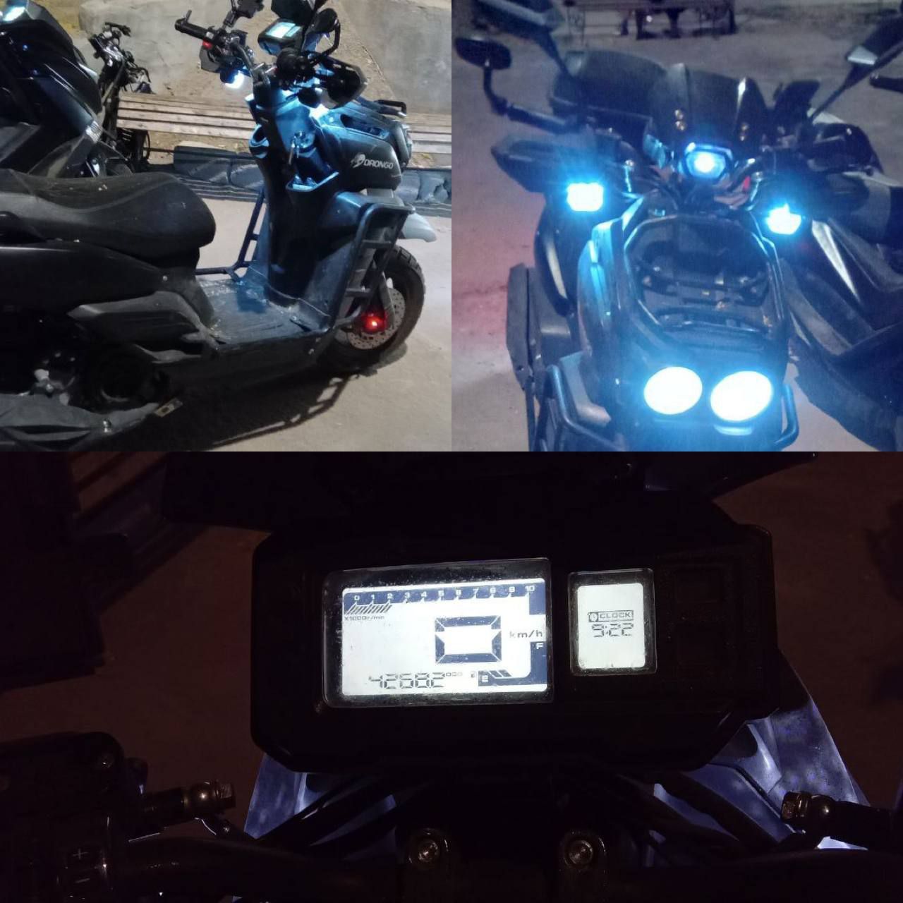 Moped Drongo tank