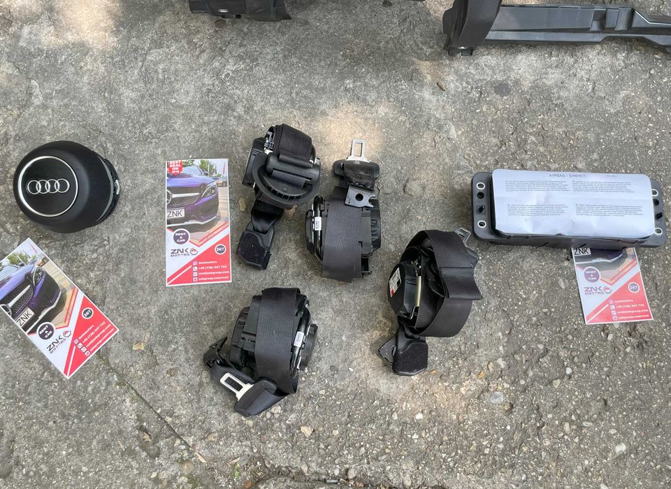 Audi A1 82a kit airbag volan pasager cortine scaun - plansa de bord