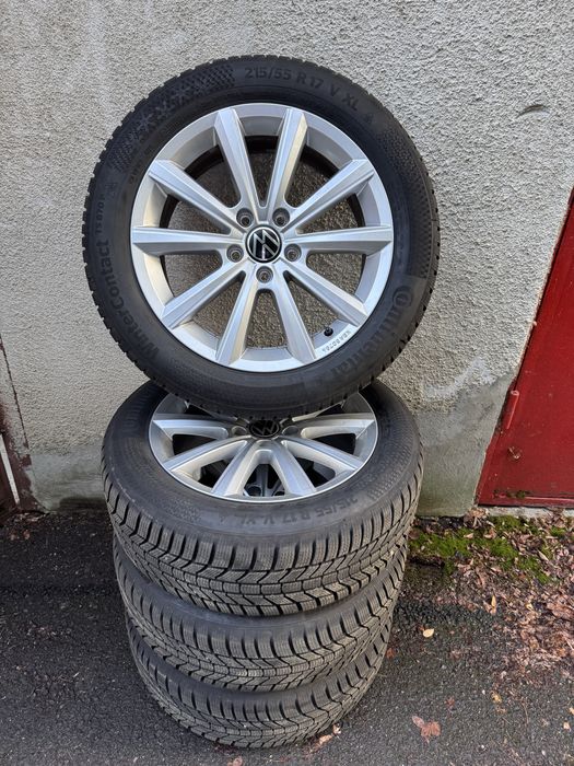 Jante+anvelope iarna 215/55/17 Continental DOT2024