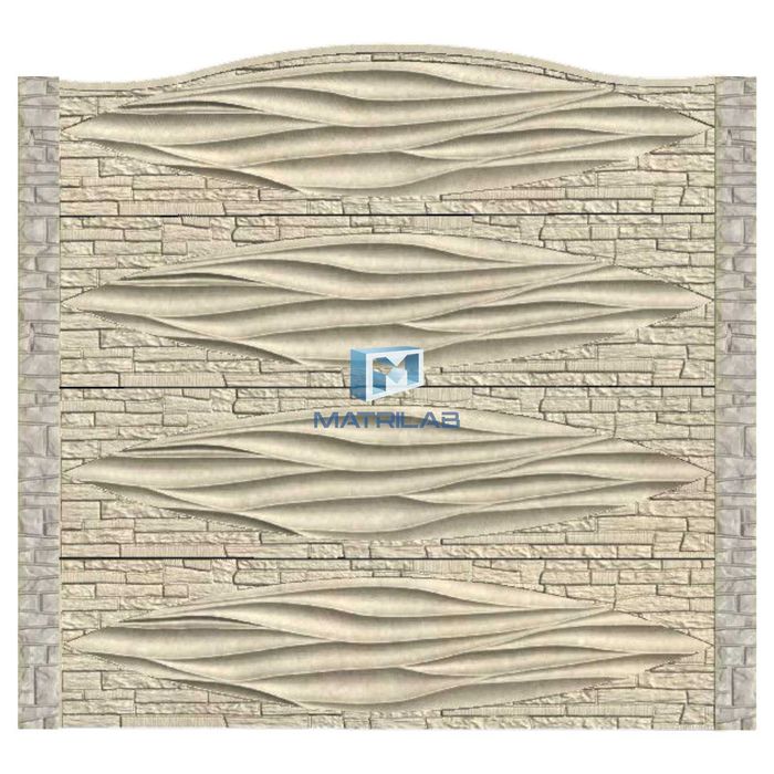 Matrite gard stalpi panouri decorative 3D piatra decor pavaj cruci