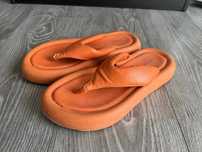 Papuci Reserved plaja sau piscina/ Orange color