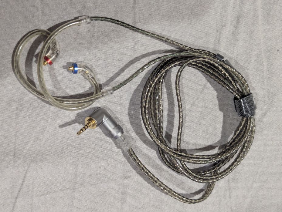 Cablu casti balansat Fiio jack 2.5 , conectori MMCX