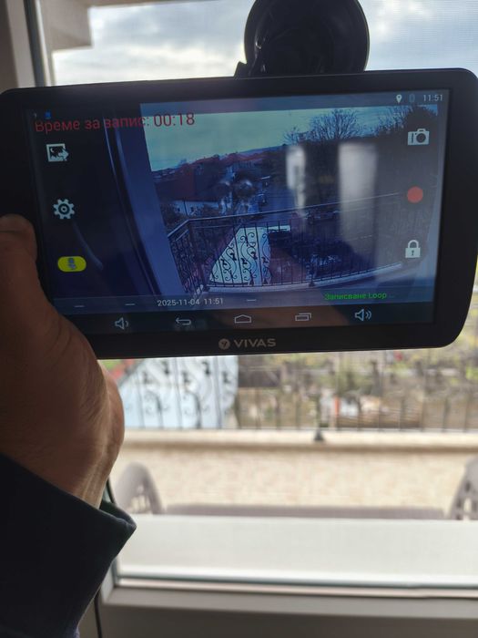 Навигация за камион ,кола VIVAS с видеорегистратор ,ANDROID