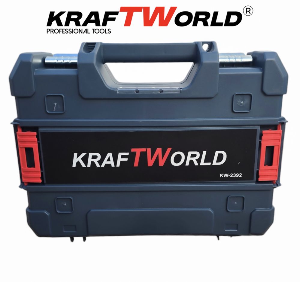Акумулаторен Винтоверт и Безчетков Ъглошлайф KraftWorld