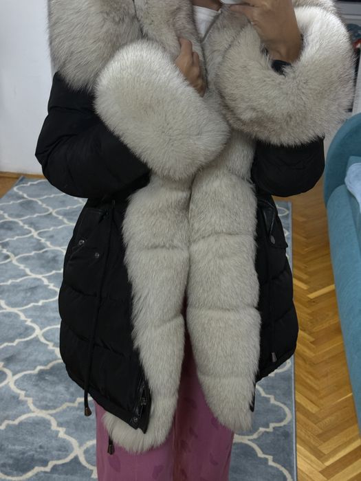 Geaca din blana si piele naturala