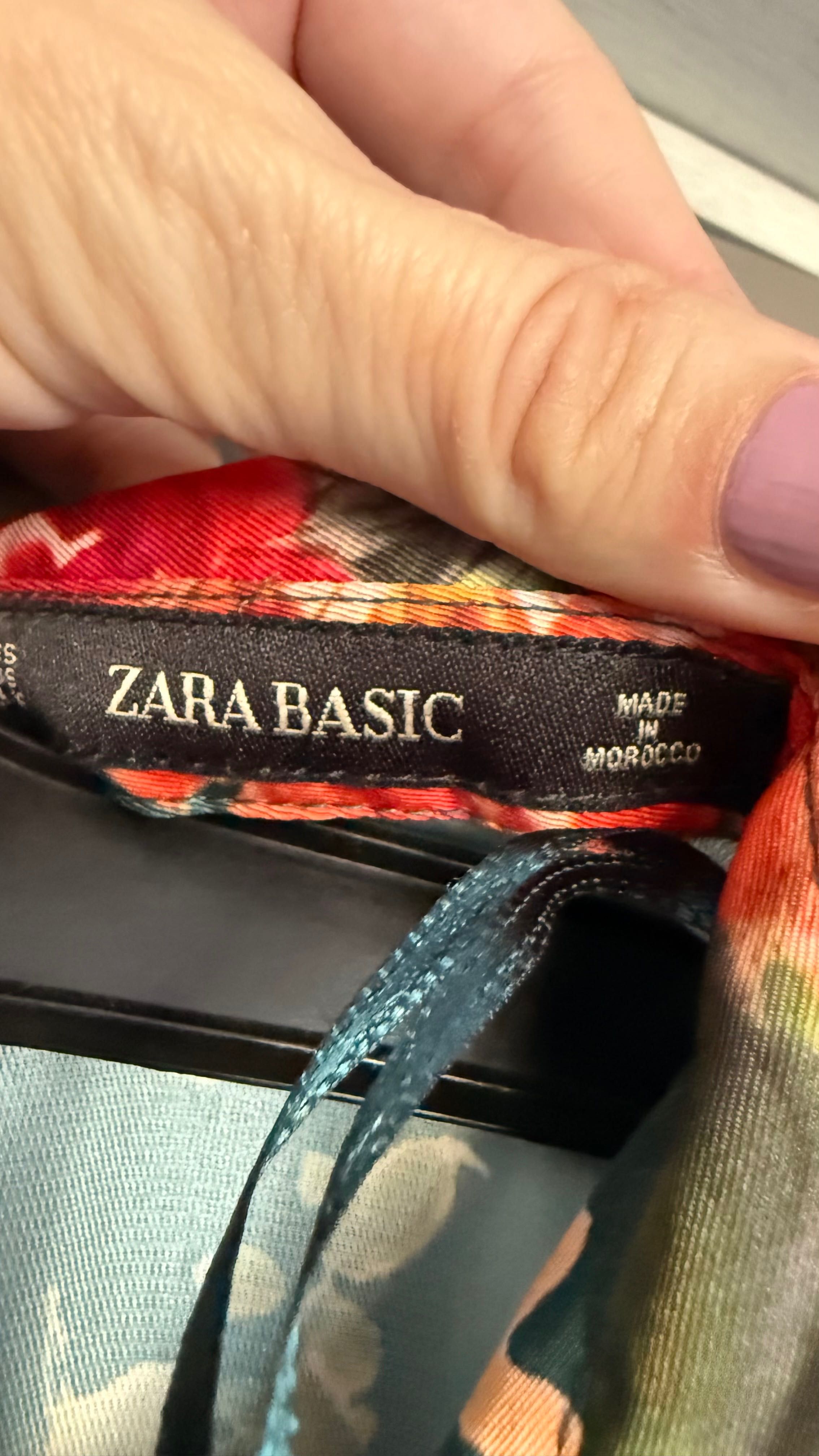 Летен флорален гащеризон ZARA