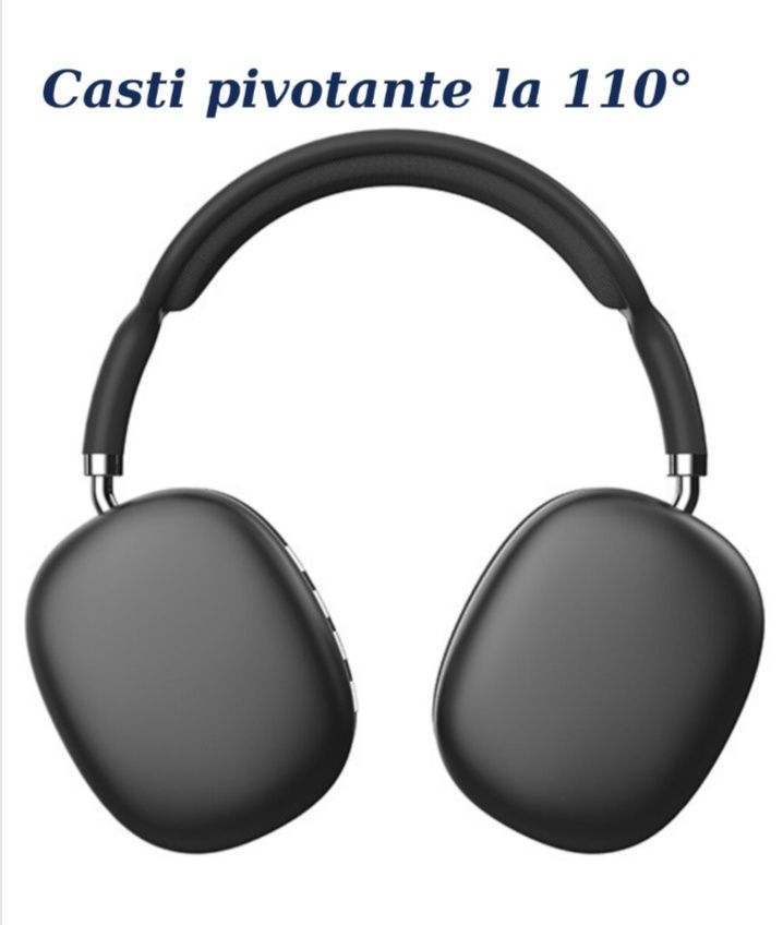 Casti P9 -Bluetooth 5.1 -Microfon, Aux, Slot TF si Radio FM - Germania