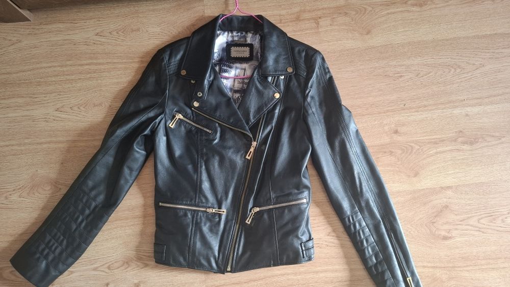 Ново дамско яке естествена кожа