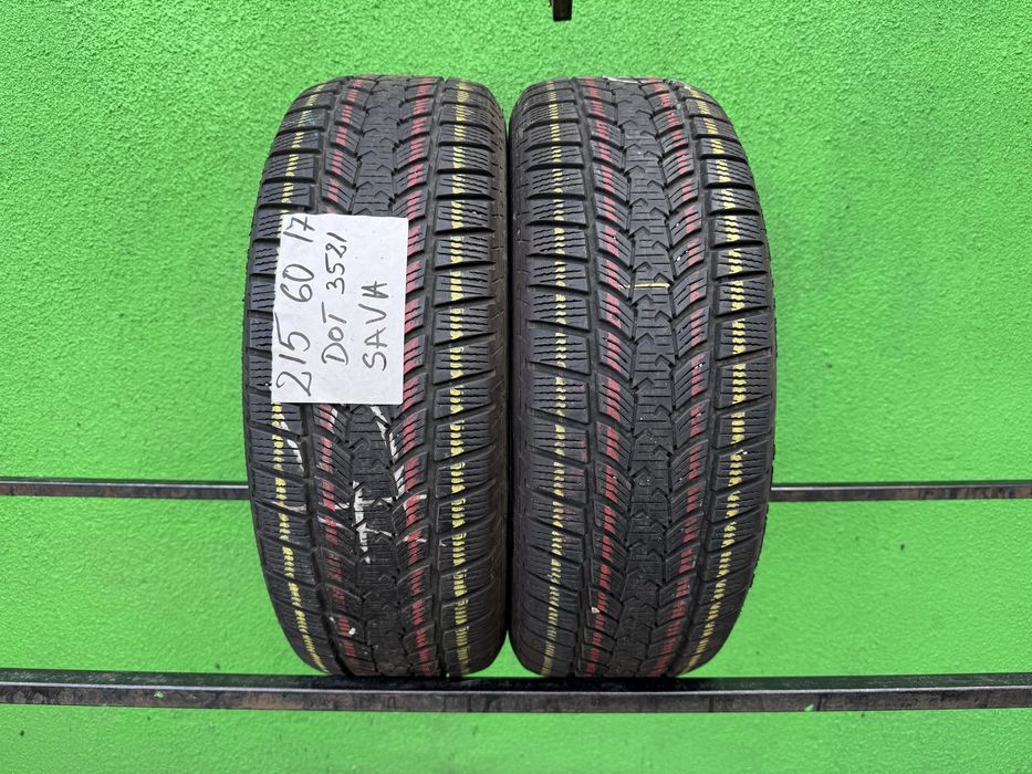 215/60/17 M+S SAVA DOT 3521 Profil rămas 80% STARE IMPECABILA