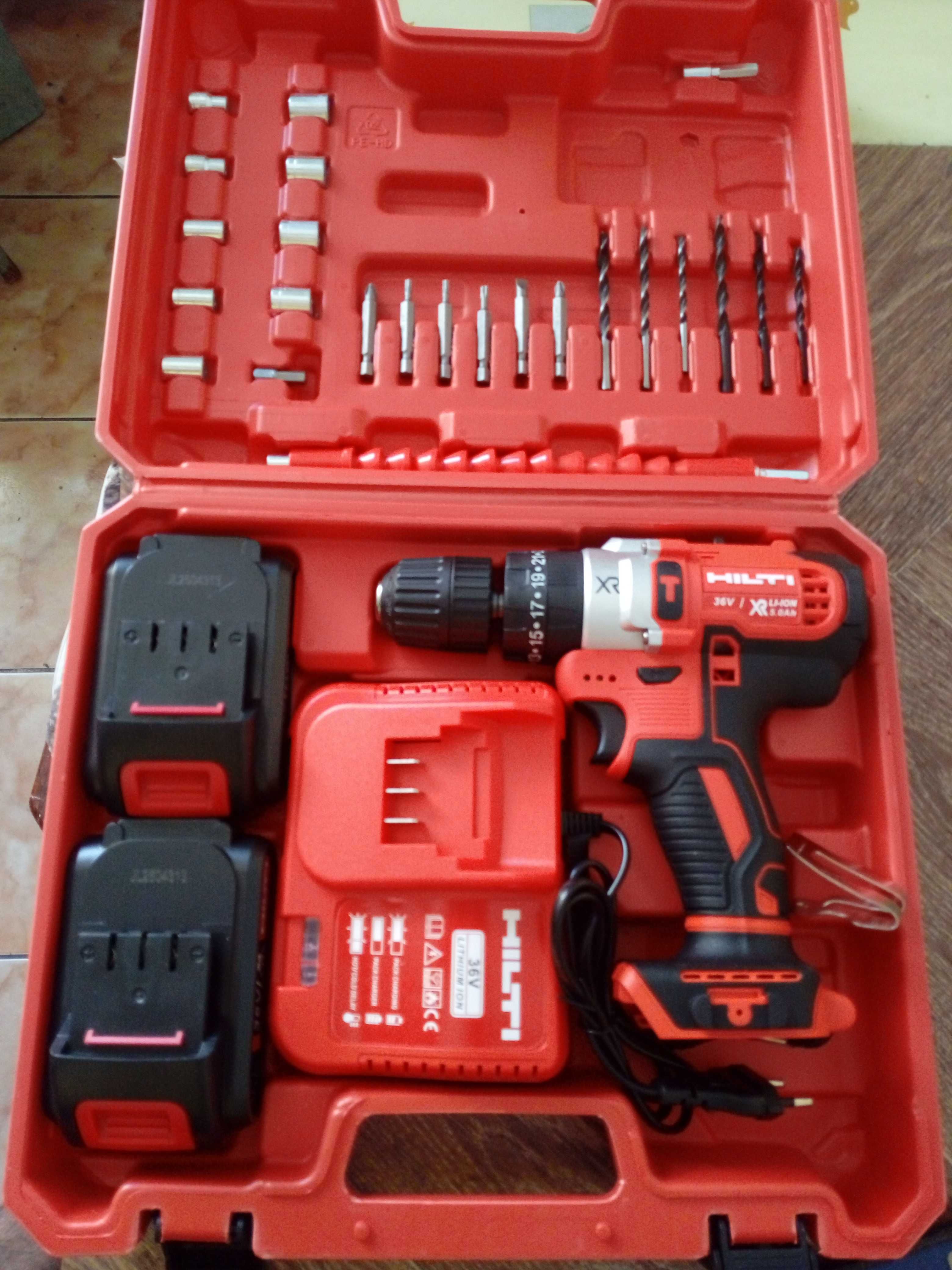 Set masina de gaurit si infiletat HILTI nou oferta !