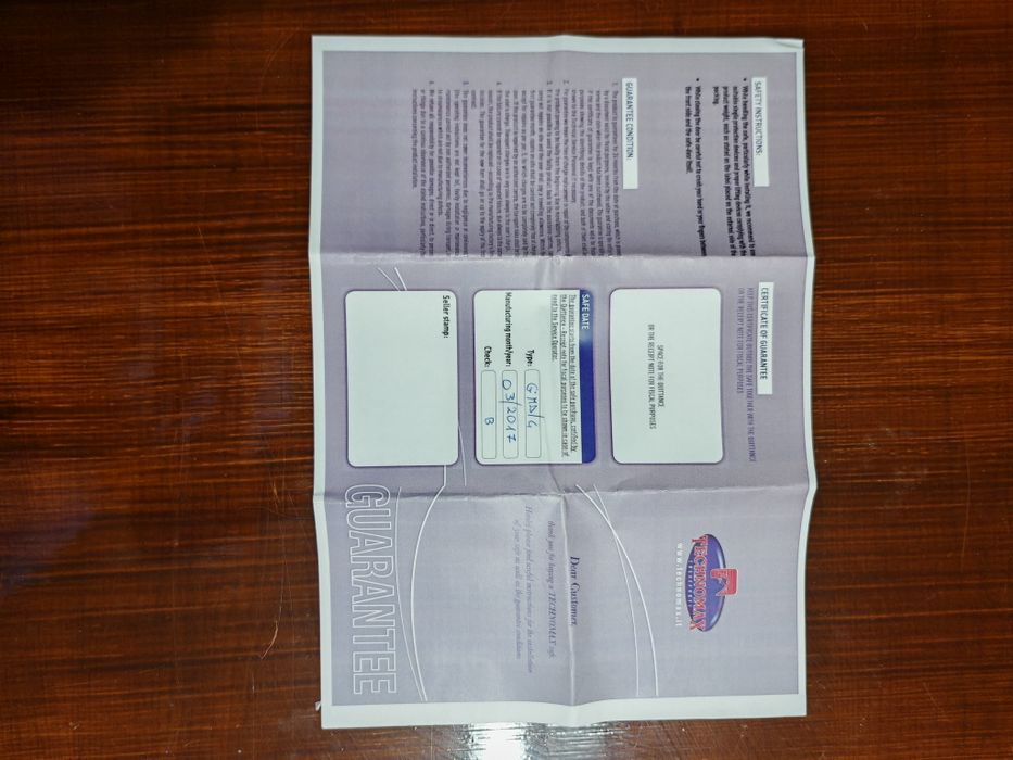 Seif Technomax GMD4, certificat EN 14450 S2,antiefractie