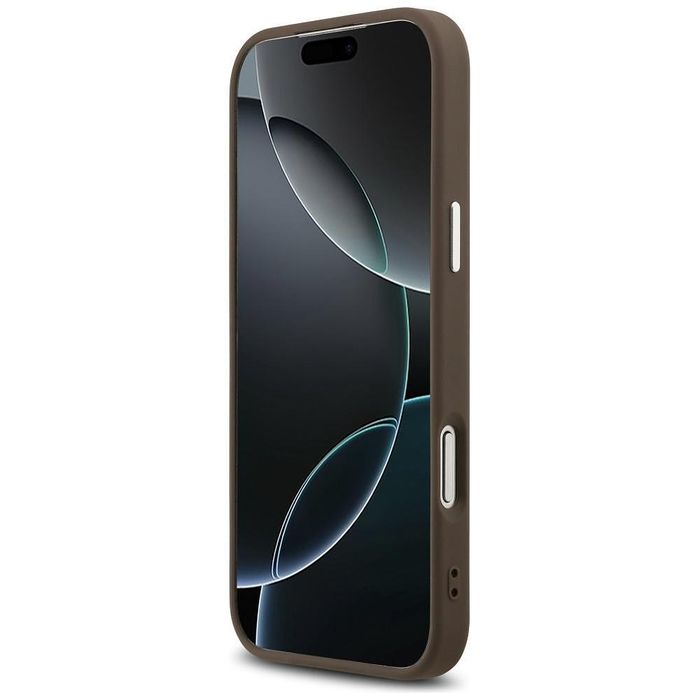 Калъф guess hardcase big 4g logo classic logo за iphone 17 pro в кафяв
