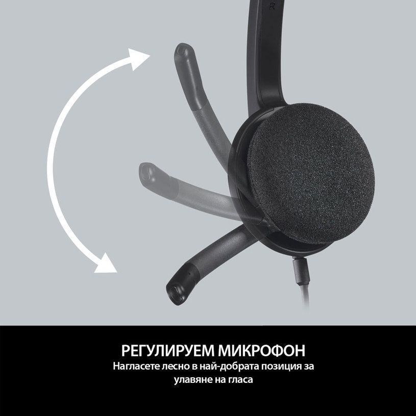 Слушалки LOGITECH H340 USB