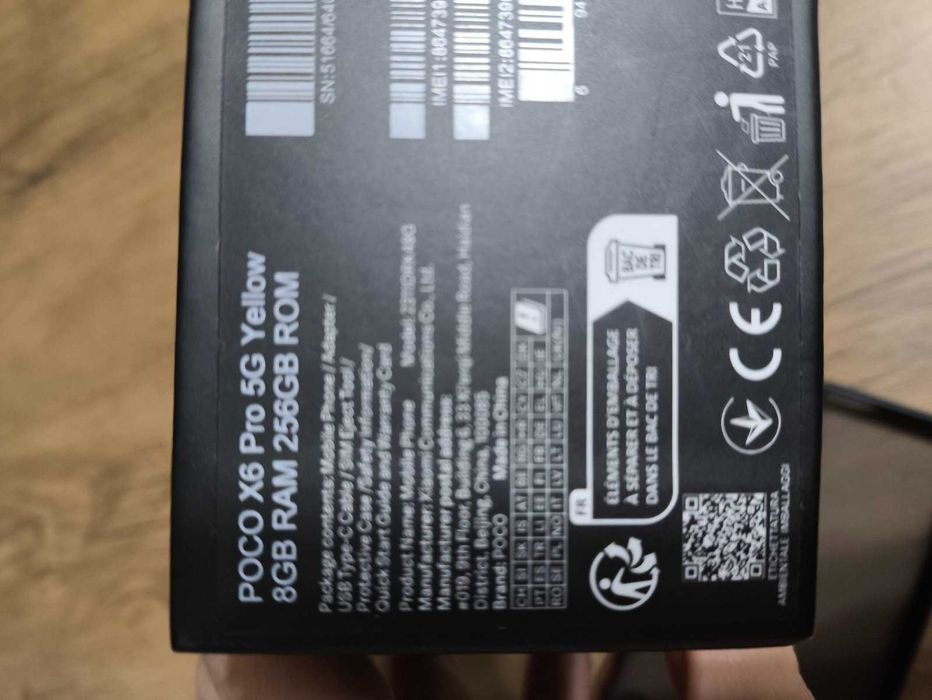 Xiaomi POCO X6 Pro 5G Yellow с оригинална кутия и зарядно