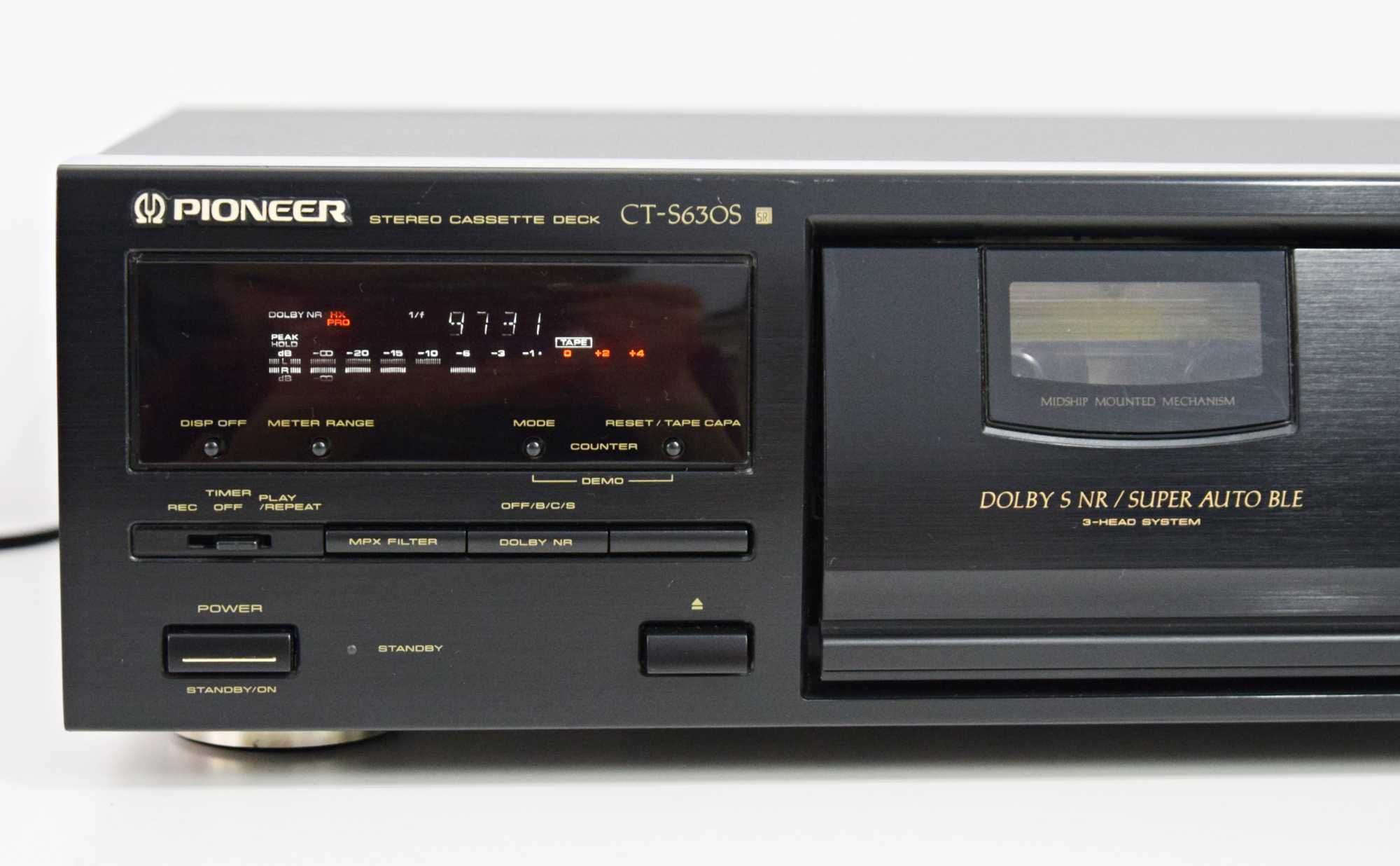 Deck 3 Head Pioneer CT-S 630 S, casetofon