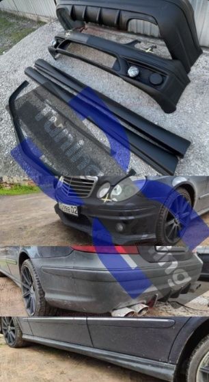 Пороги Бампер Диффузор Спойлер Мерседес w211 AMG 6.3