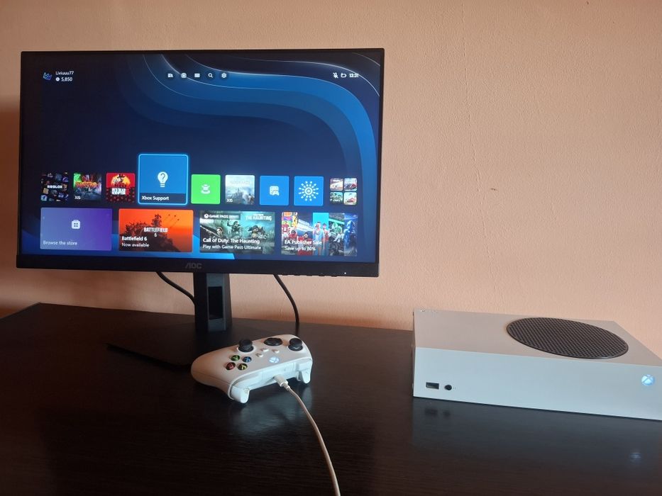 Xbox series s + monitor aoc