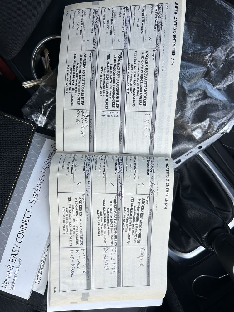 Renault megane 4 înscris. Carte service