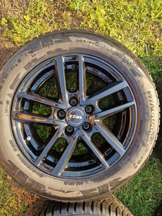 Roți iarnă, jante Al Ford Focus, Mondeo R16, cauciucuri  205 60 16 8mm