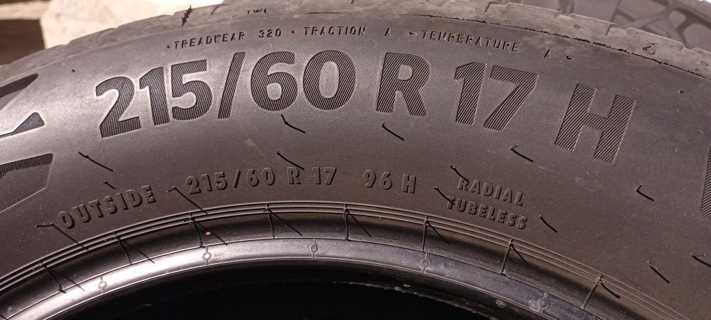 4 броя летни гуми Continental EcoContact 6Q 215/60/r17 H