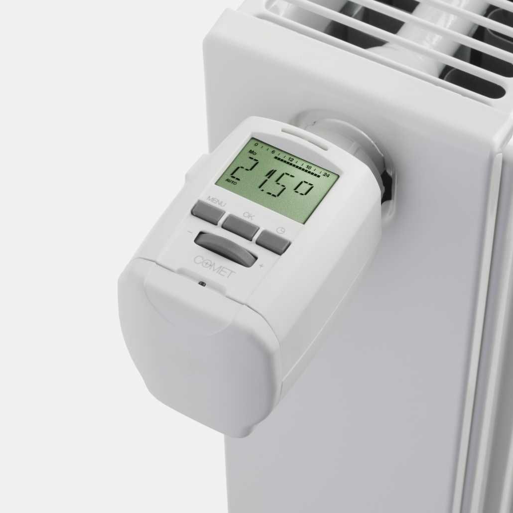 Termostat electronic pentru calorifer 8 la 28°C Eurotronic