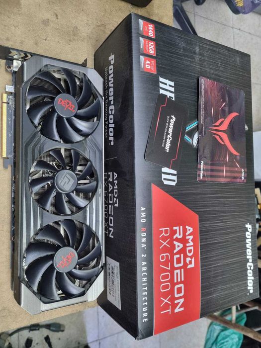 PowerCollor Red Devil 6700XT 12GB DDR6 Гаранция 3 месеца!
