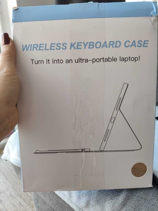 Carcasă Vobafe cu tastatură pentru iPad Air 11"/10.9"  Negru