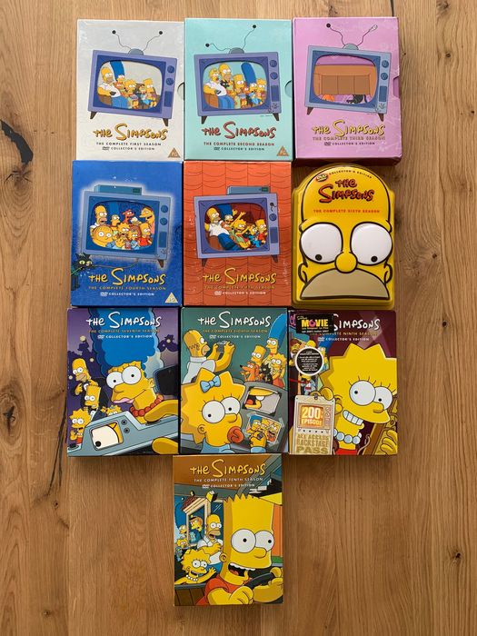 DVD Simpsons collectors edition сезон 1-10 (40DVD)