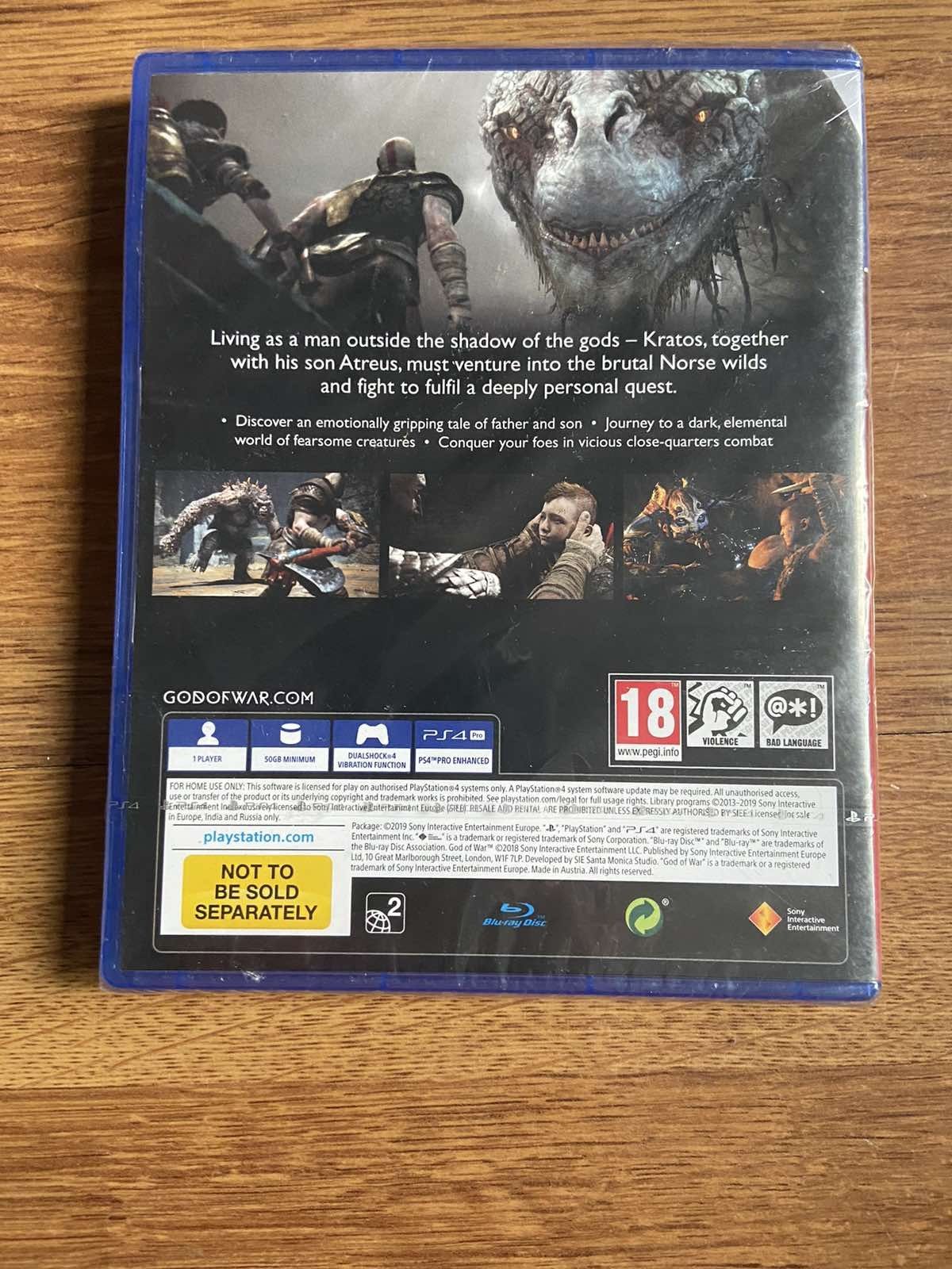 Игра за PS4, God of war