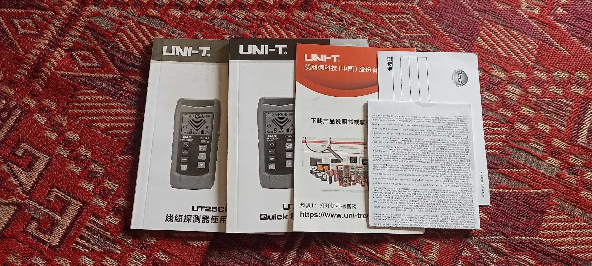 Уред за трасиране на кабели UNI-T UT25CL Cable Locator