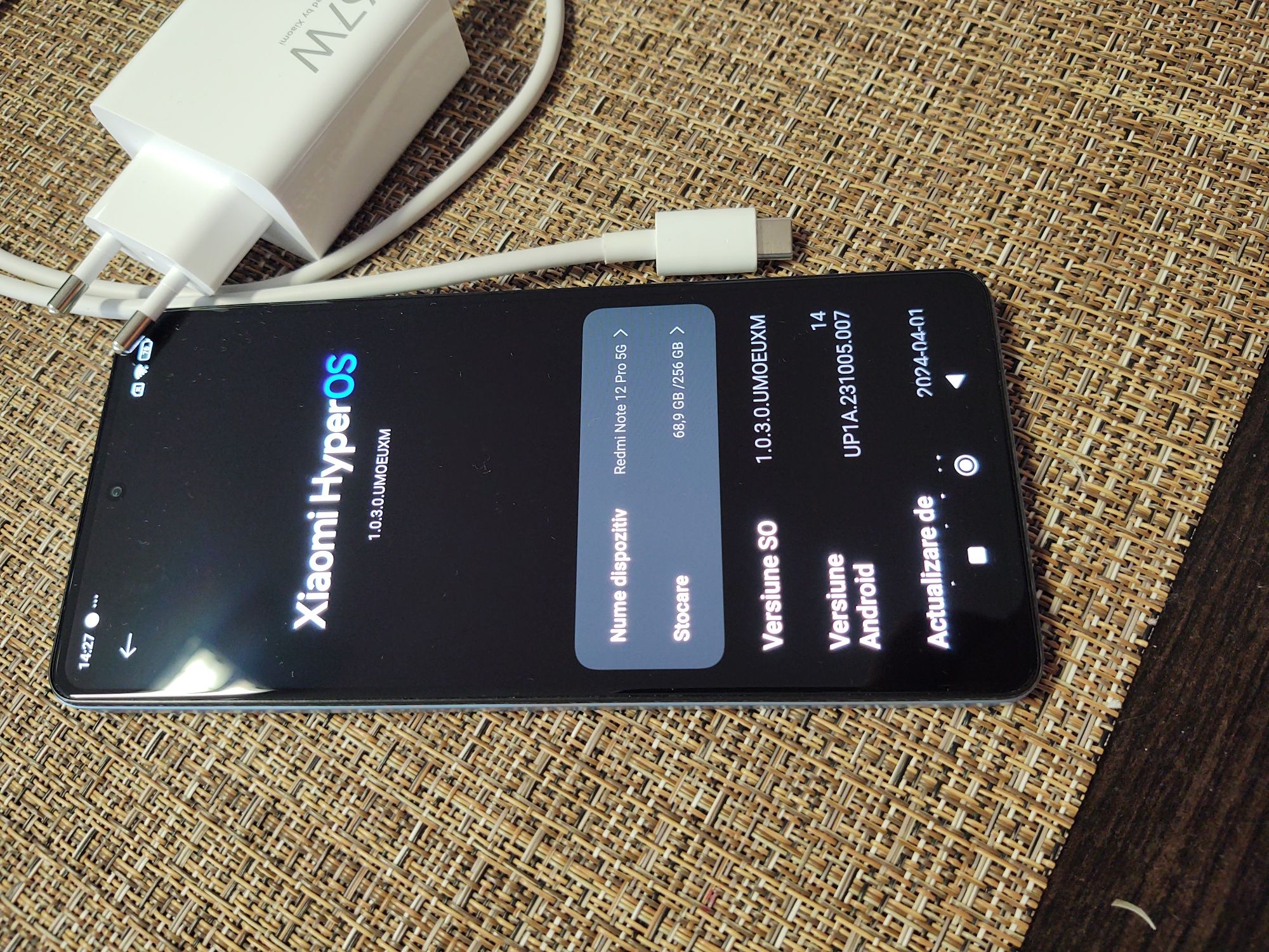 Redmi Note 12 Pro 5G 256 gb impecabil!