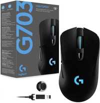 Mouse gaming Logitech G703 LightSpeed negru