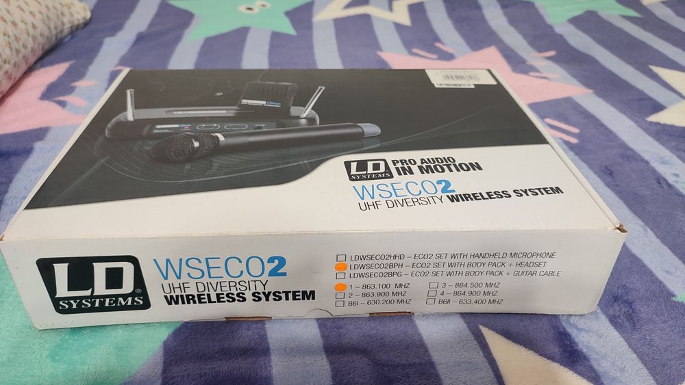 Set microfon wireless tip headset
