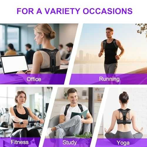 Нов Универсален колан за изправяне на гърба рамене Коректор за стойка