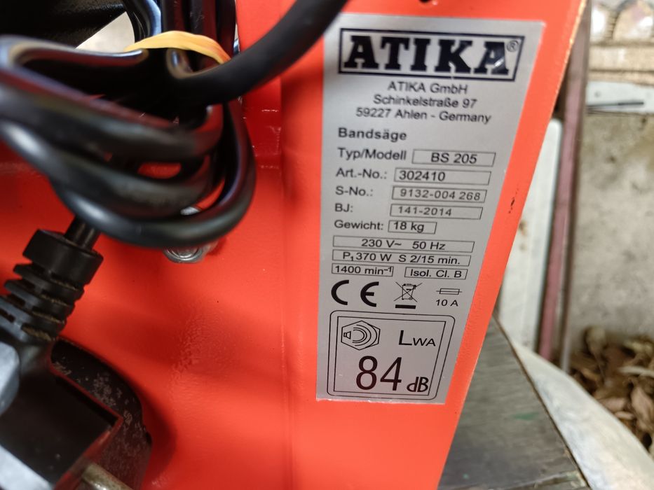 Banzic, fierăstrău cu pânză circulară ATIKA, motor 370W
