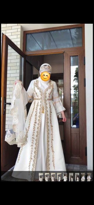 Чапан келин салом, 1 фата, 1 тиллакош, 1 корона