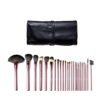 Set 18 pensule make-up par natural Megaga/ pensule machiaj