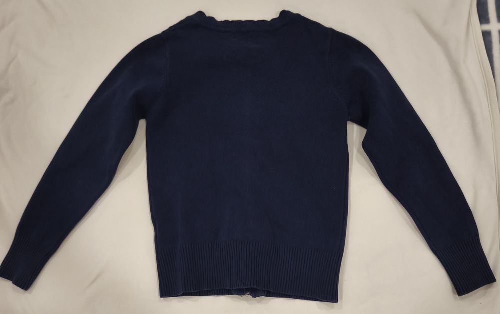 Кофта школьная синяя