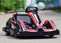 Kart electric pentru copii 3-11 ani BDQ Racing 90W, Roti Moi Rosu