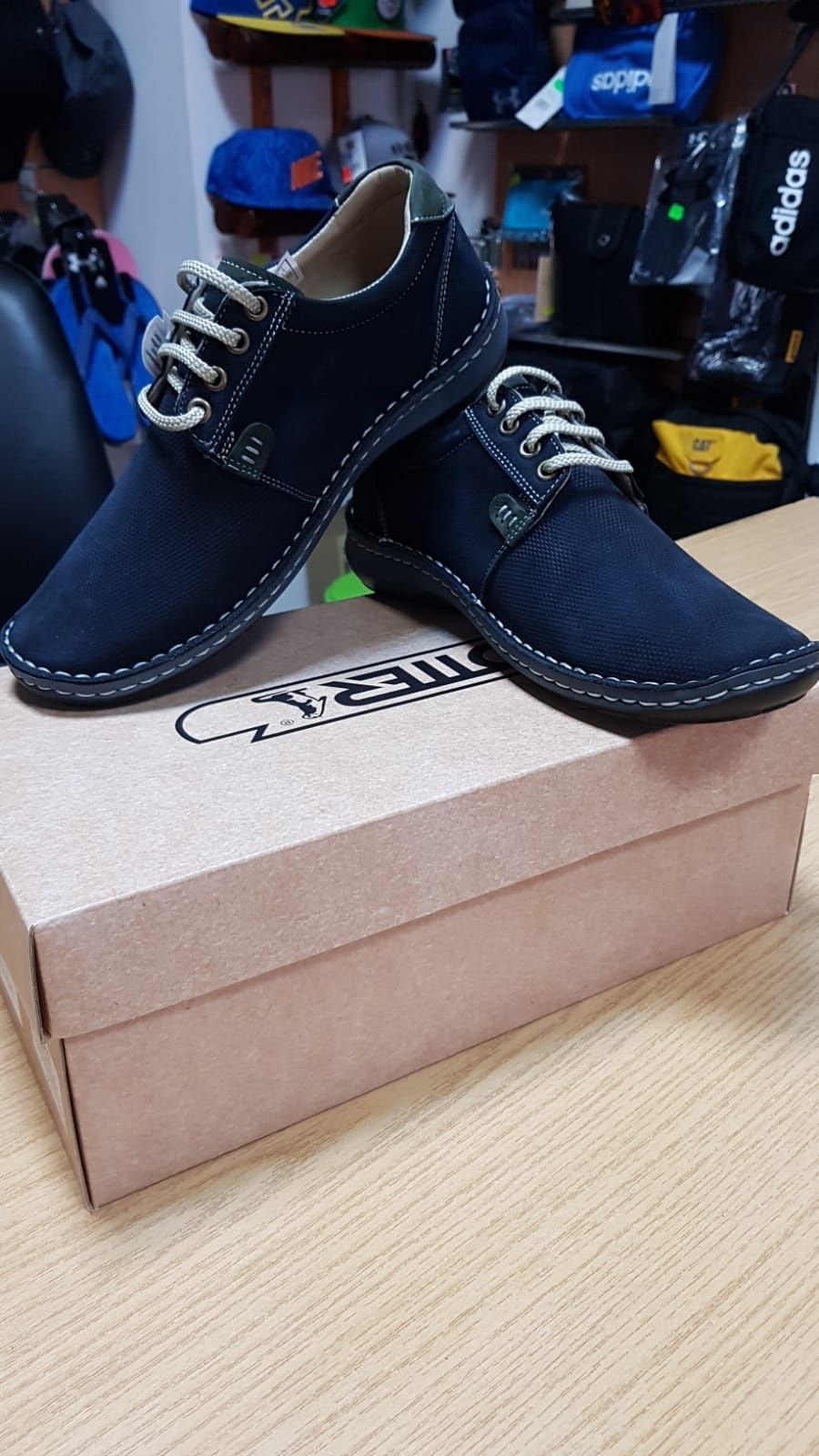 Pantofi Otter, cod 9551 Navy 41, 42, 43