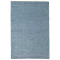 Vand covor Ikea, model Langsted cu fir scurt, culoare bleu, 170×240