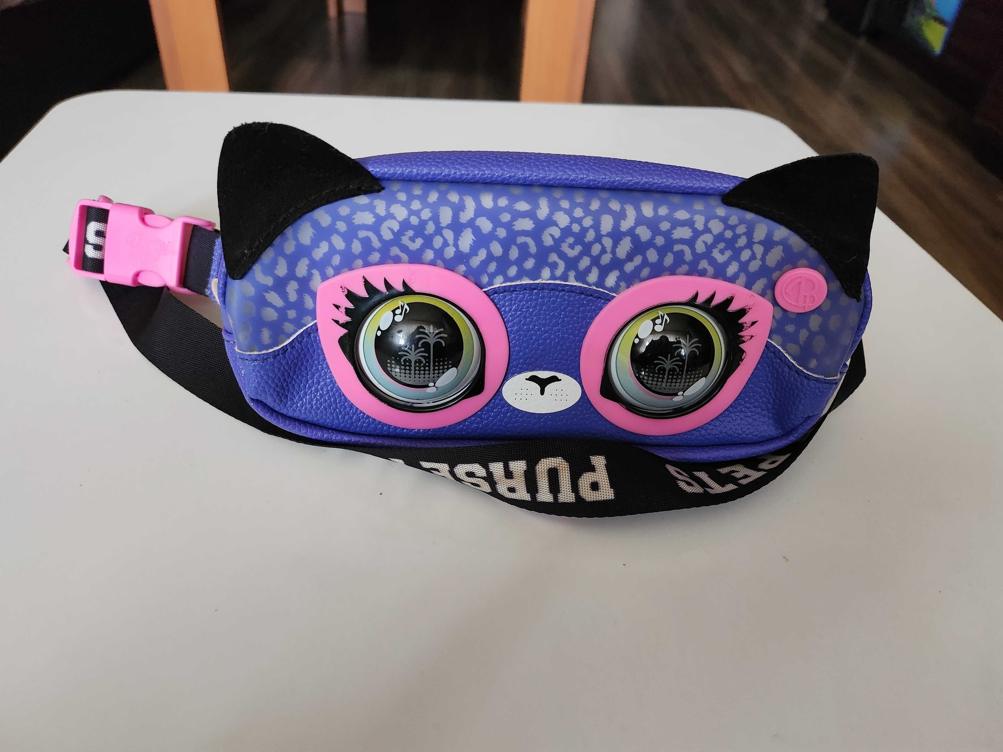 PURSE PETS Интерактивна чанта за кръста със звук и светлини Cheetah