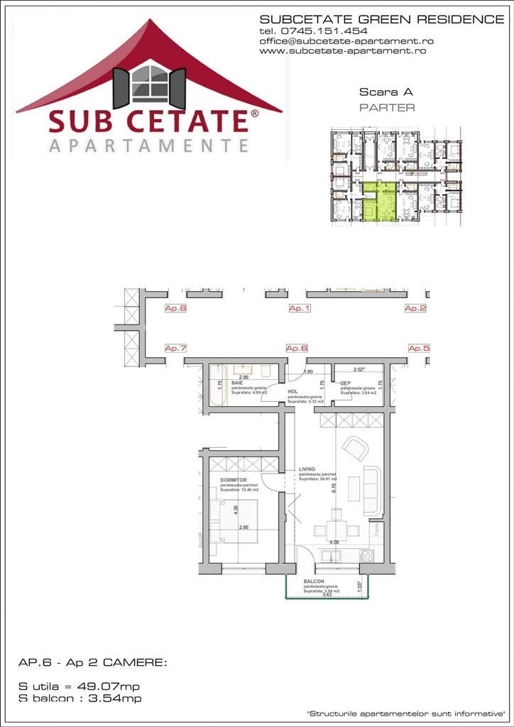 studio modern 49 mp utili plus terasa in rate 4 ani