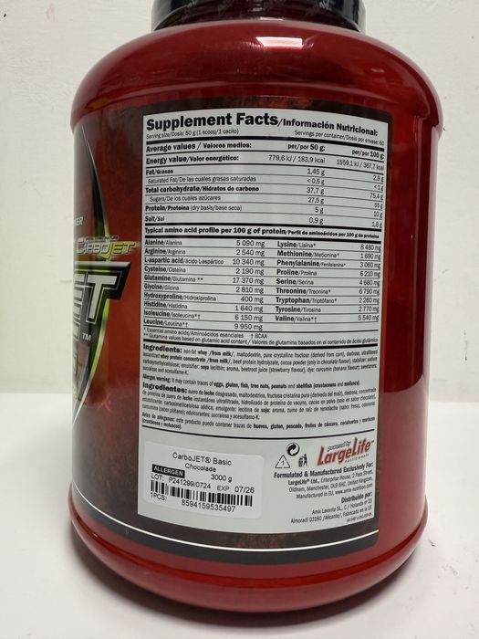 Amix CarboJet Basic supliment bogat in calorii