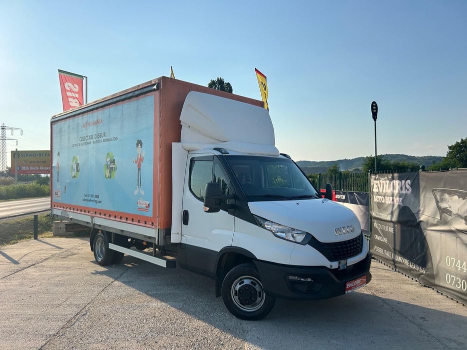 Iveco Daily Prelata 10 EUROPALETI AXA DUBLA SPATE Posibilitate LEASING/ 10 EUROPALETI/ Prelata copertina/ TVA Deductibil