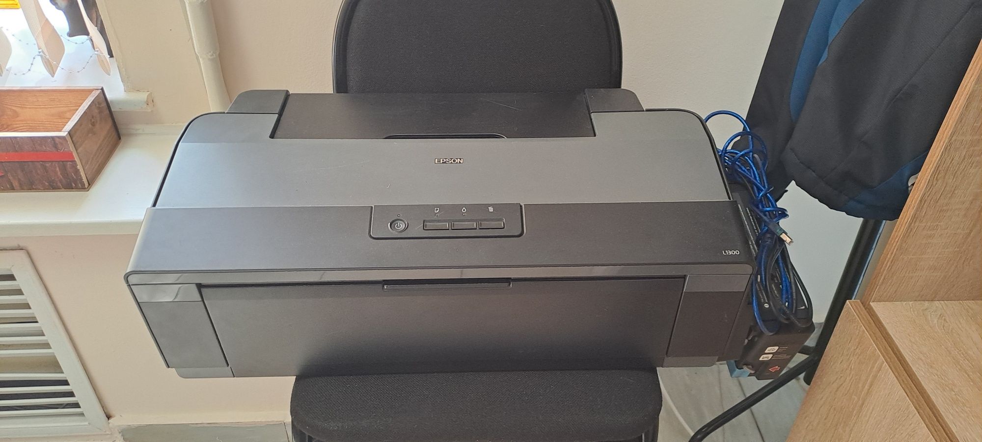 Струйным принтером с СНПЧ Epson l1300