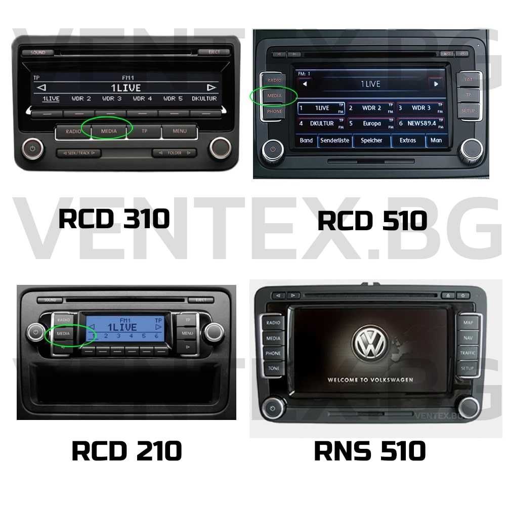 WEFA блутут за Фолксваген RCD310 RCD510 RNS310 RNS510 Bluetooth AUX-IN