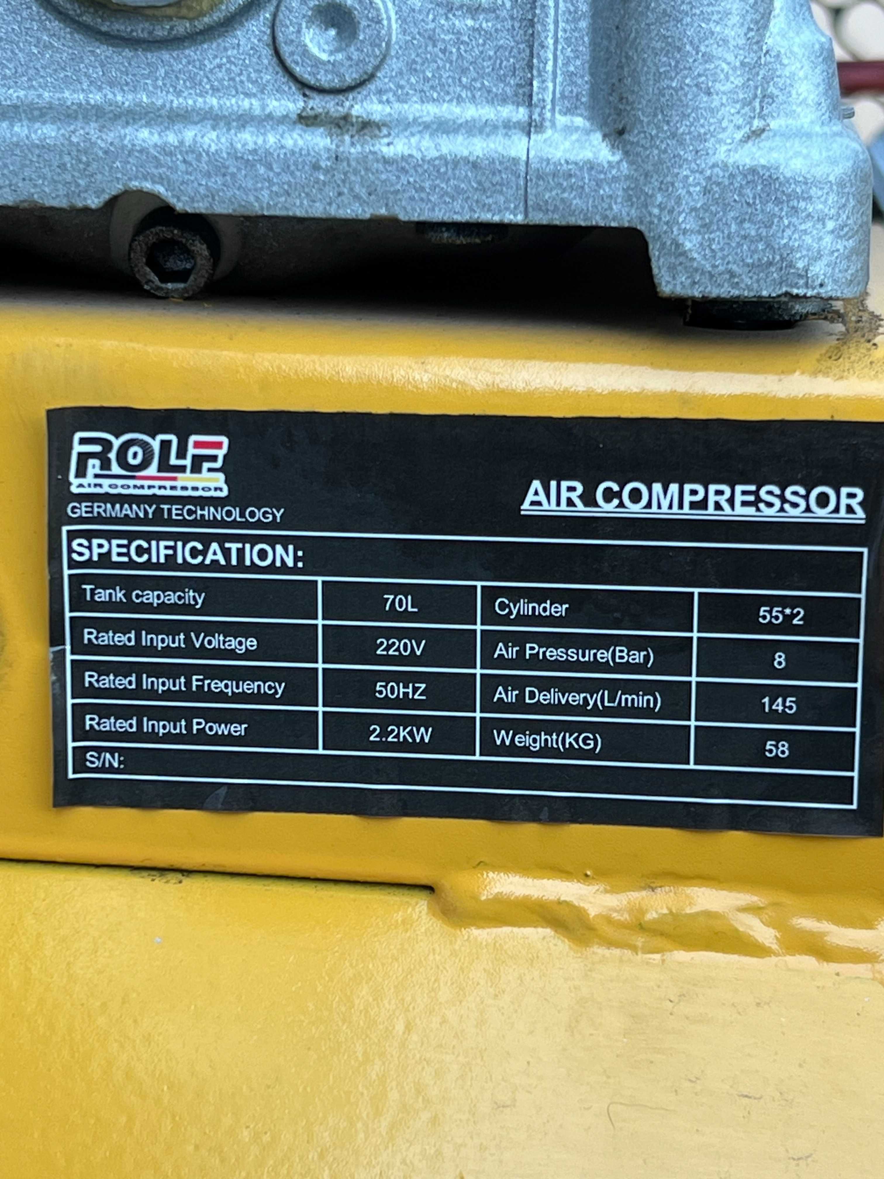 Компрессор воздушный Rolf TOP-70L ART 1535