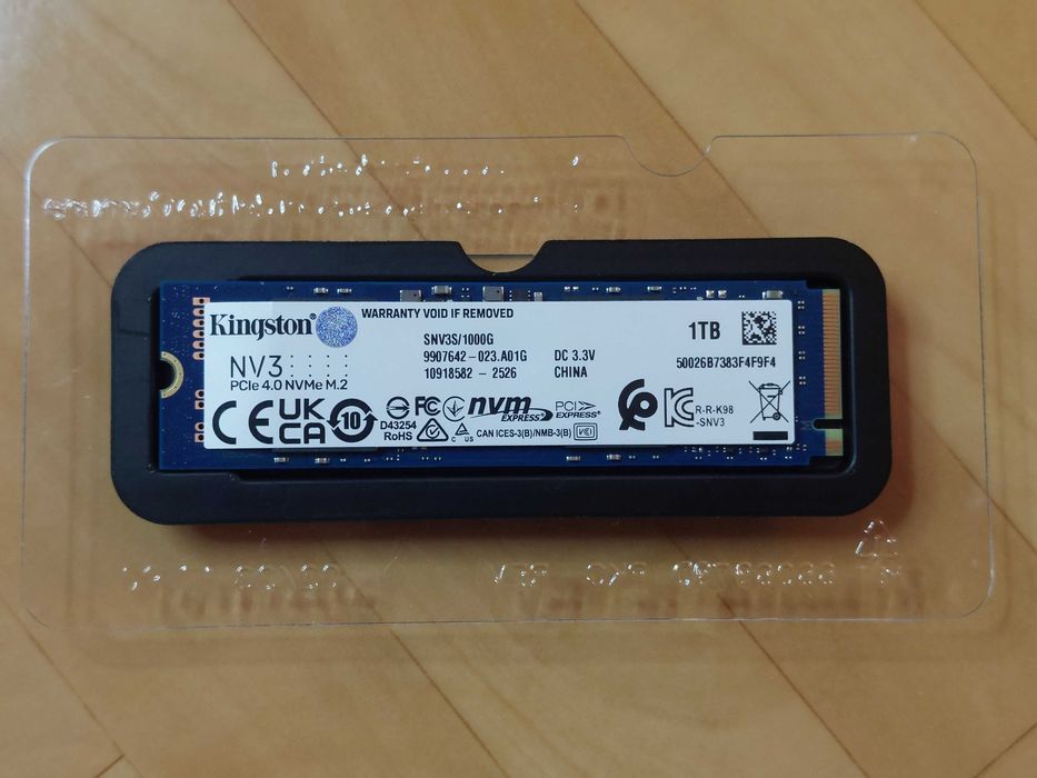 SSD хард диск Kingston 1TB NV3 M.2 2280 PCIe 4.0 NVMe